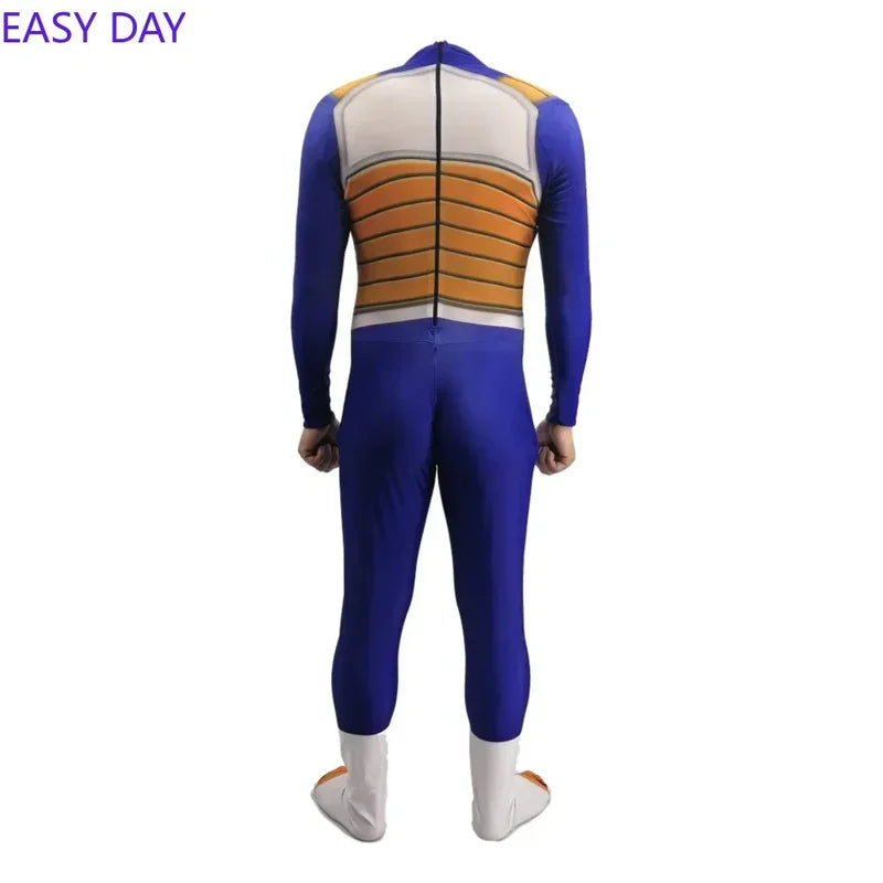 Costume Dragon Ball - Vegeta en armure blanche et combinaison bleue