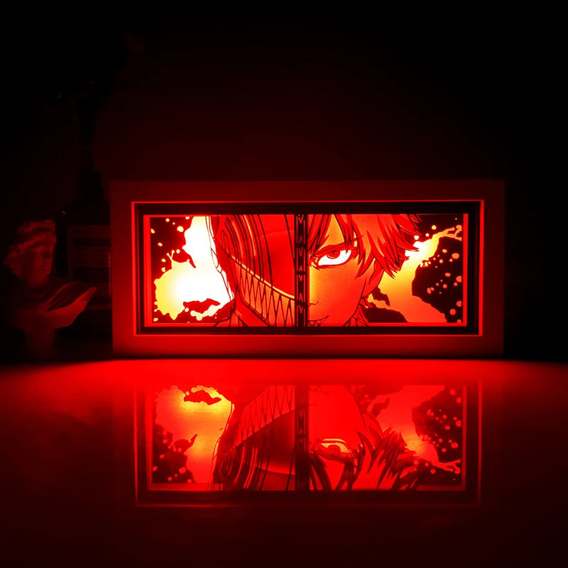 Quadro luminoso viola Dragon Ball - Goku Ultra Istinto sguardo