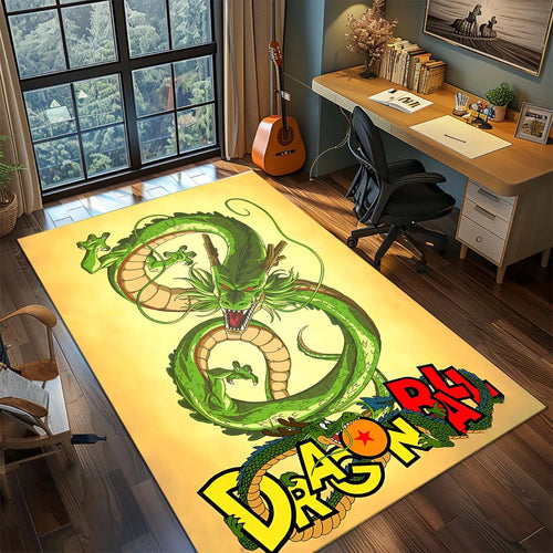 Alfombra amarilla - Shenron y logo de Dragon Ball