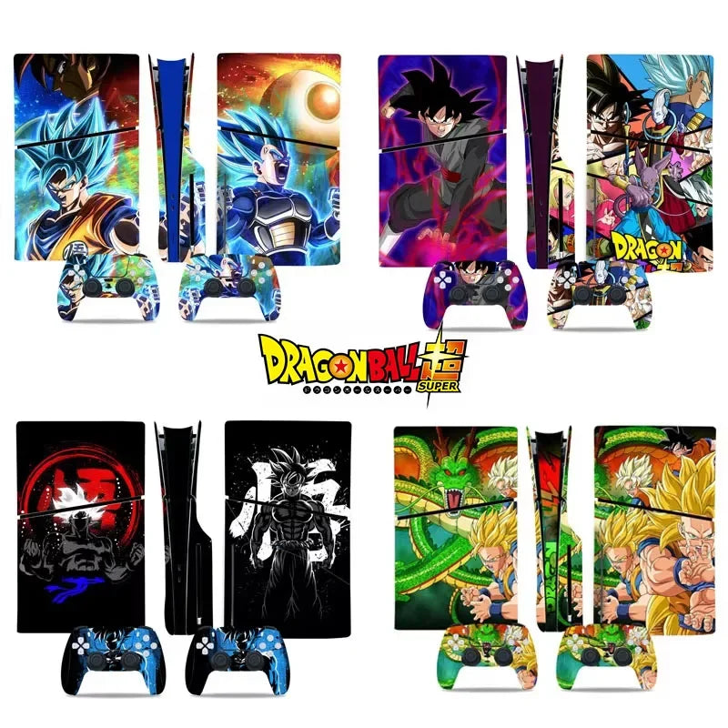 PS5 and Dragon Ball controller sticker - Shenron and Goku Super Saiyan
