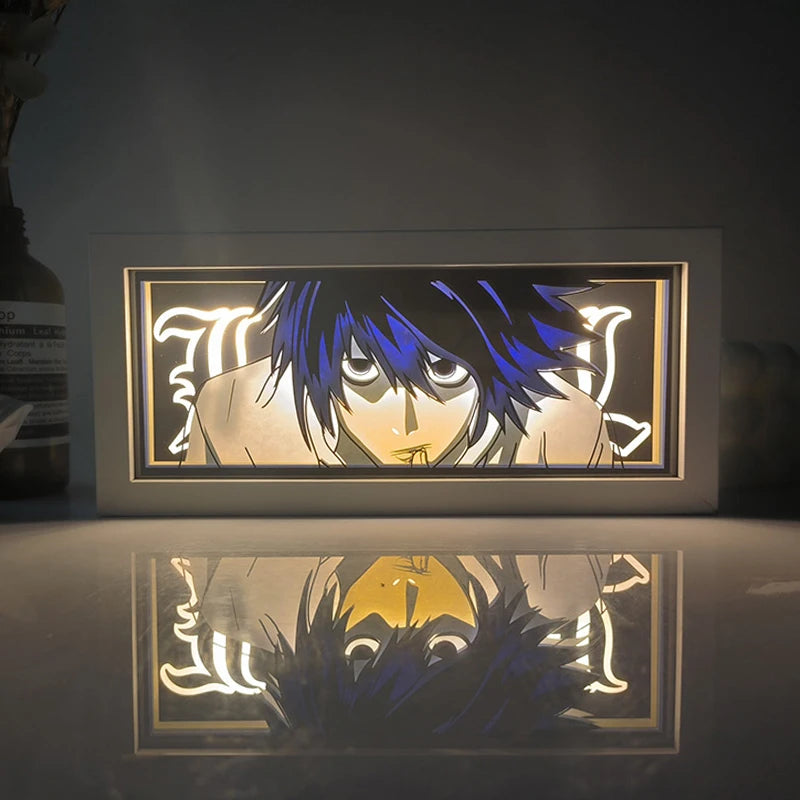Quadro luminoso viola Dragon Ball - Goku Ultra Istinto sguardo