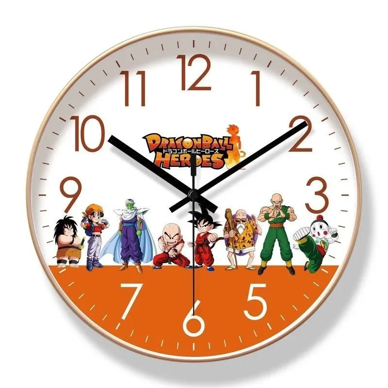 Orologio da parete blu Dragon Ball - Goku bambino sulla sua nuvola