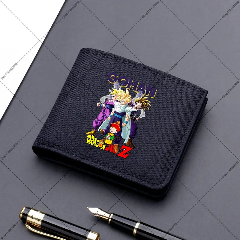 Dragon Ball Brieftasche - Krieger und Kanji Gehen Sie in Schild