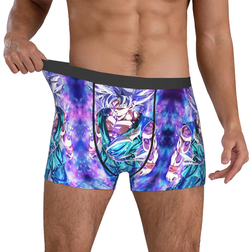 Boxer viola e blu Dragon Ball - Goku Ultra Istinto ed energia