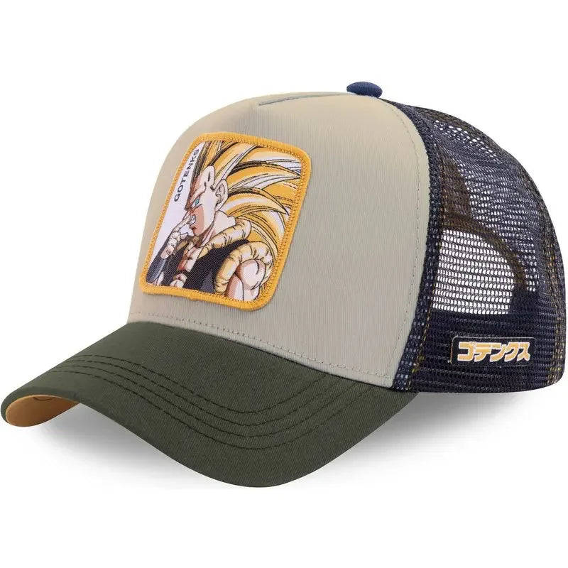 Gorra beige y caqui Dragon Ball - Gogeta Super Saiyan