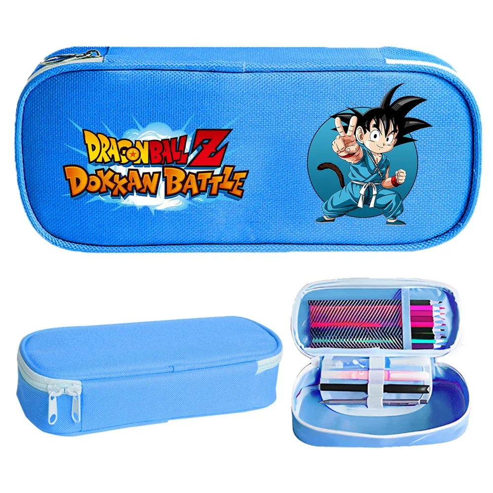 Yellow and Blue Dragon Ball Kit - junger Goku und Logos