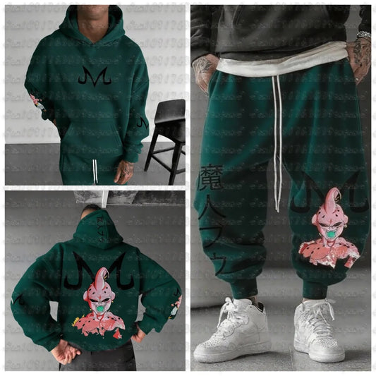 Dragon Ball sweatshirt en joggingset - Majin Buu green