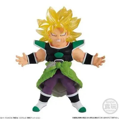 Figura chibi de Dragon Ball - Broly Super Saiyajin con pantalones morados
