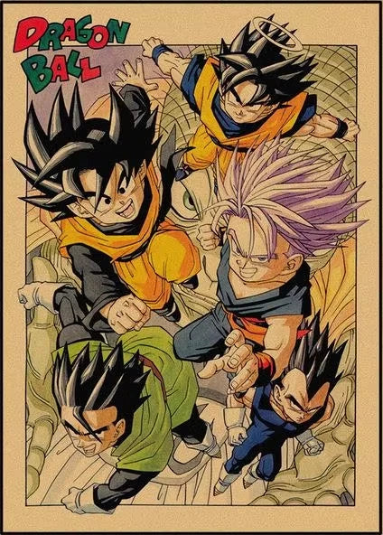 Dragon Ball Puzzle - Goku als Kind und Shenron in Collage