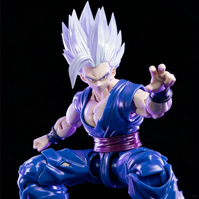 Action Figure Dragon Ball - Gohan Beast e aura viola