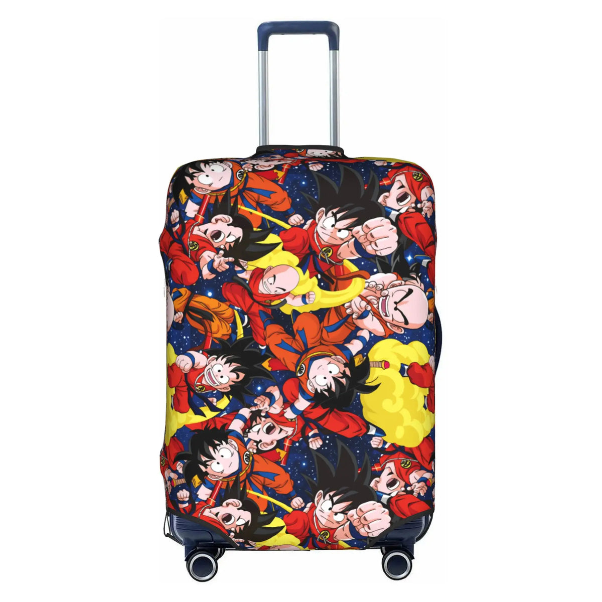 Copertura per valigia Dragon Ball - Vegeta in armatura davanti alle sue trasformazioni