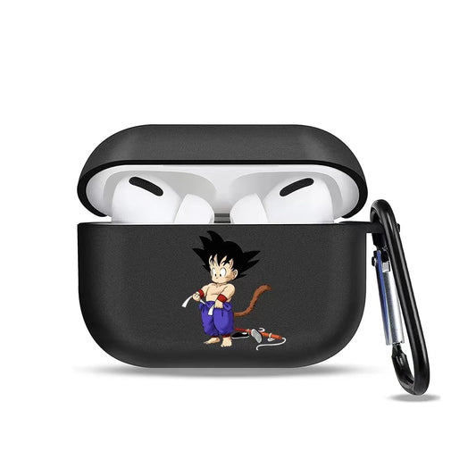 Funda para AirPods Dragon Ball - Goku niño en monopatín