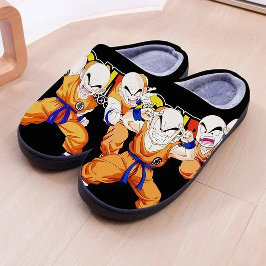 Chaussons Dragon Ball - Krilin en poses de combat