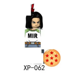 Dragon Ball mini figures to assemble - Saiyan transformations and crystal balls