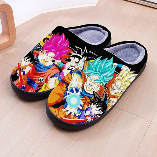 Chaussons Dragon Ball - Goku God et Super Saiyan Blue