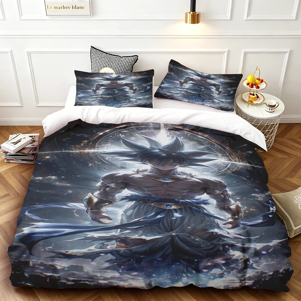 Copripiumino Dragon Ball - Goku Super Saiyan a torso nudo