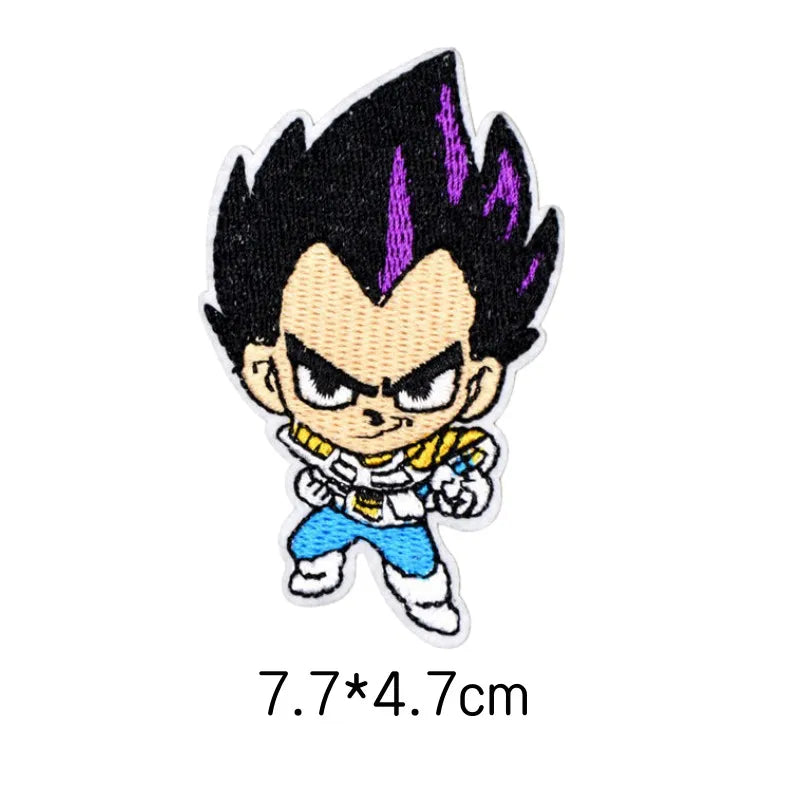 Écusson brodé Dragon Ball - Goku enfant au bâton rouge