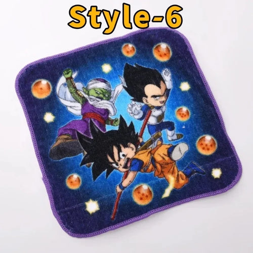 Petite serviette Dragon Ball - Goku Vegeta et Piccolo Daima