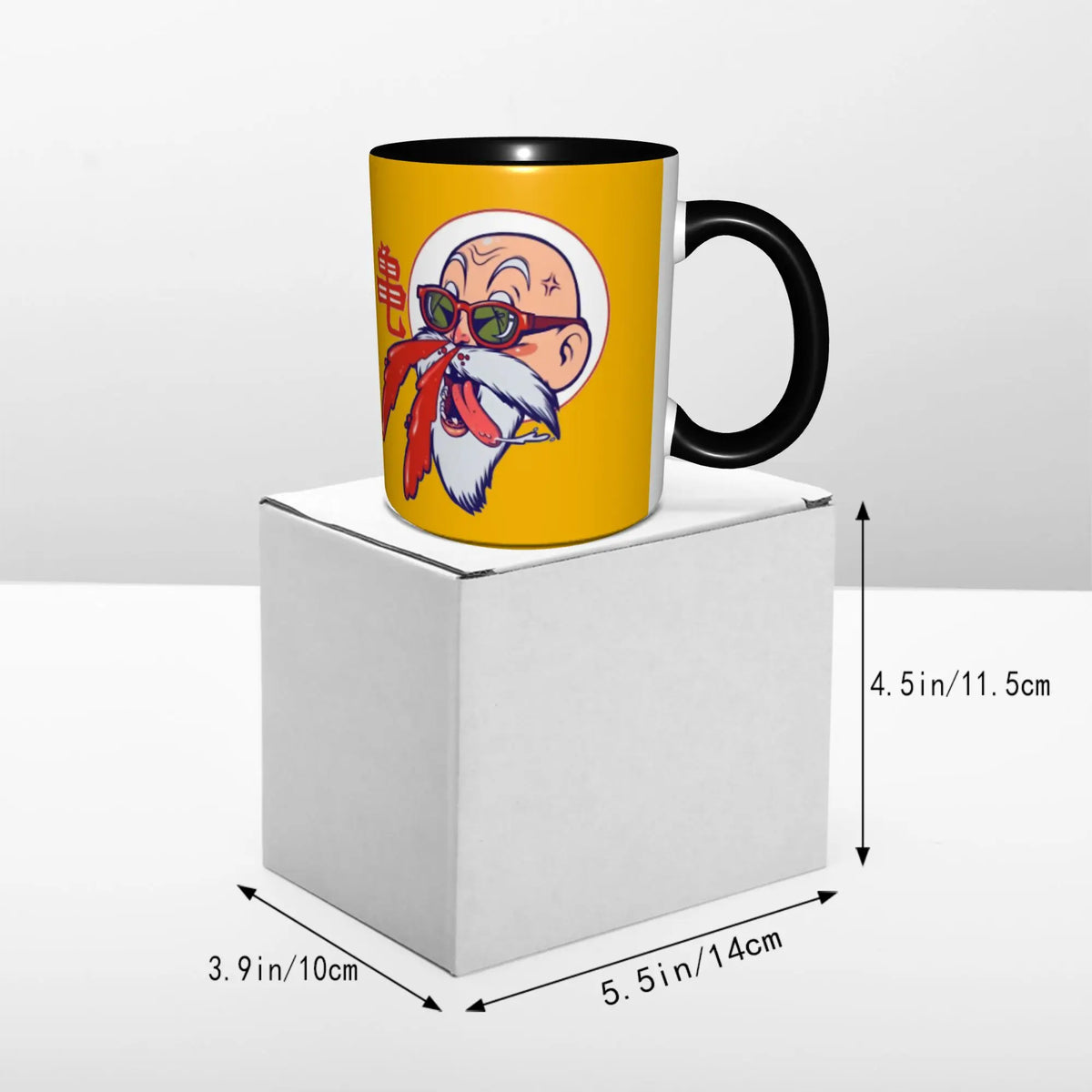 Mug Dragon Ball - Goku en collage bleu
