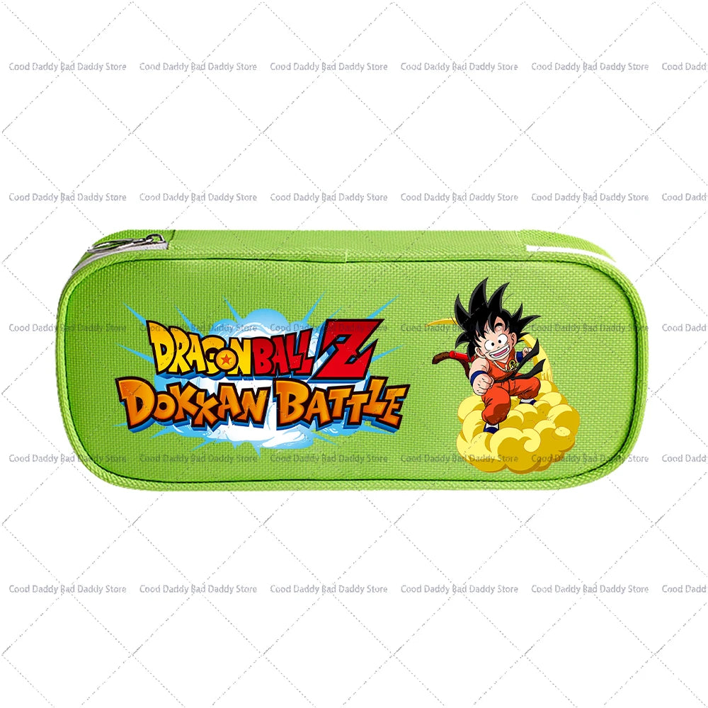Trousse à crayons colorée Dragon Ball - Goku et logo Dokkan Battle