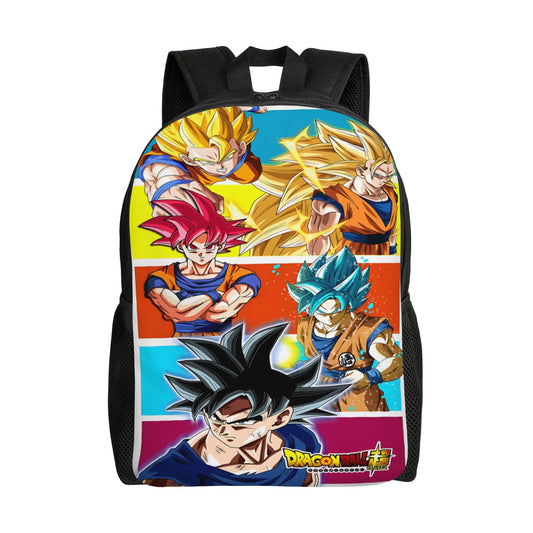 Sac à dos Dragon Ball - portraits des transformations de Goku