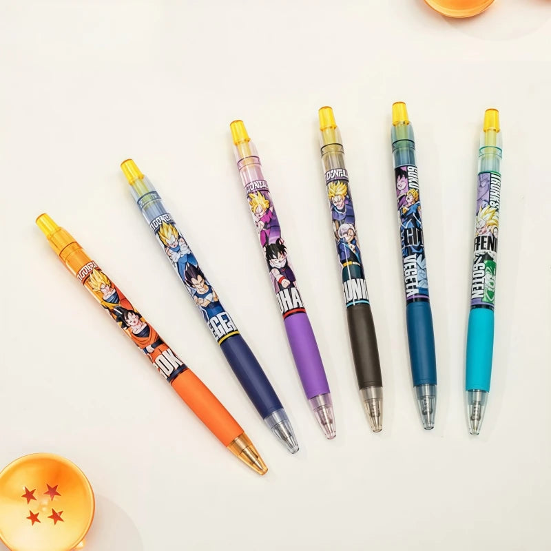 Stylo gel rose 0,5 mm Dragon Ball - Majin Buu et ses transformations