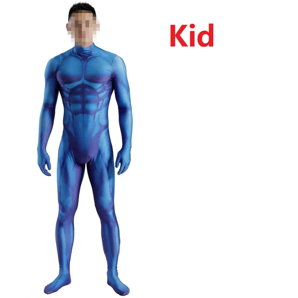 Blue Dragon Ball Cosplay Jumpsuit - Vegeta